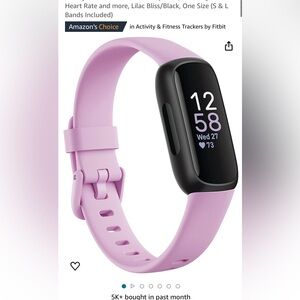 Gently used Fit Bit Inspire 3 with charger